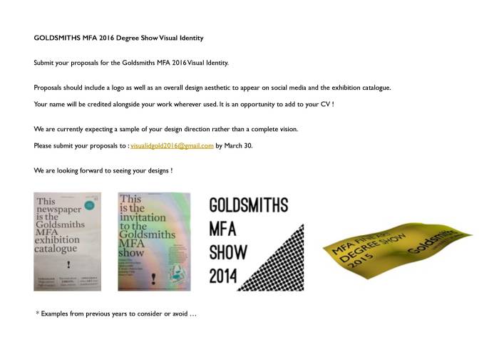 MFA Visual Identity poster