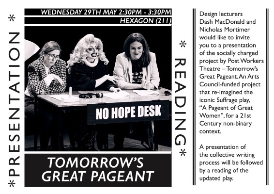 Poster for Tomorrow's Great Pageant