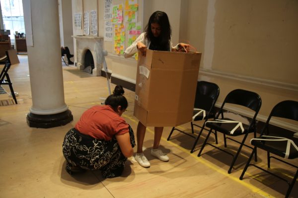 Team Caring for Carers working on their project