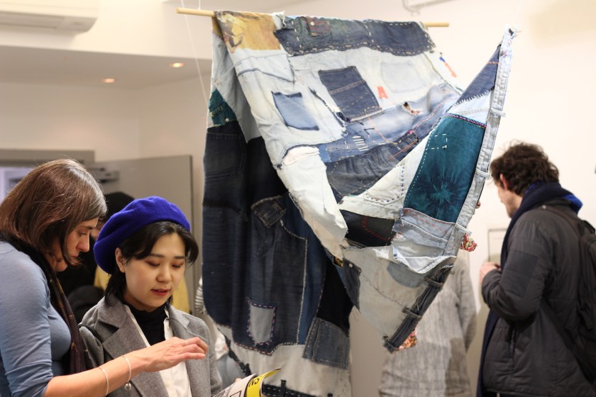 Visitors and exhibits