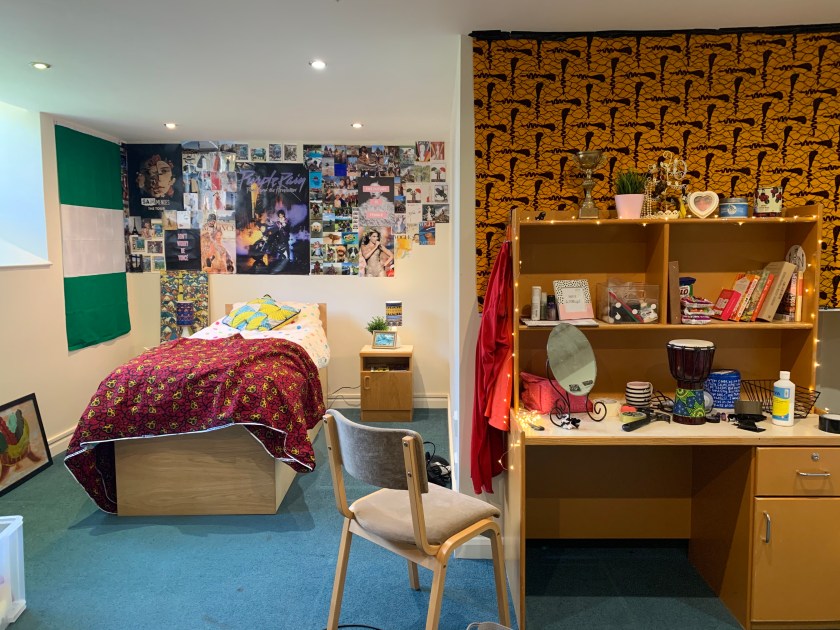 Dolapo's room, a work-in-progress set for "Dolapo is fine"