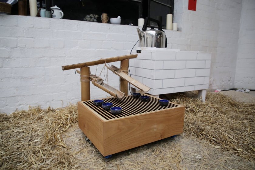 Elaine's display at the 2018 Goldsmiths BA Design show